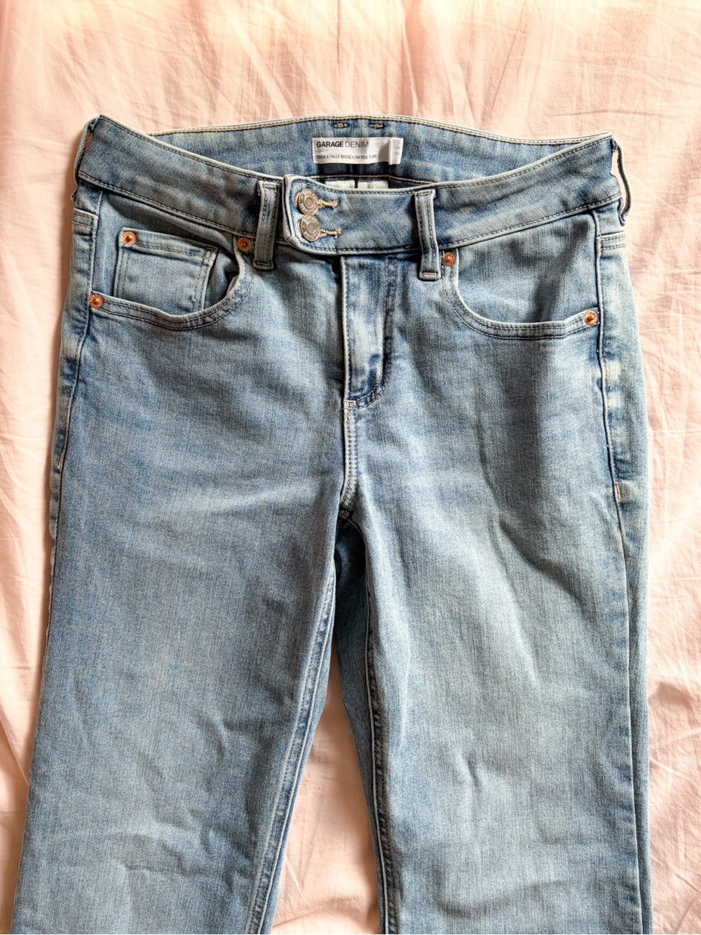 Garage Light Blue Midium-Rise Women's Jeans